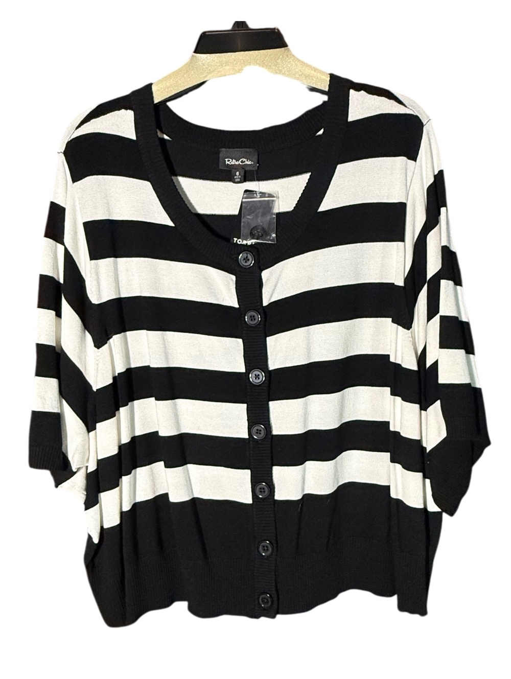 NWT Torrid Striped Shrug 6X